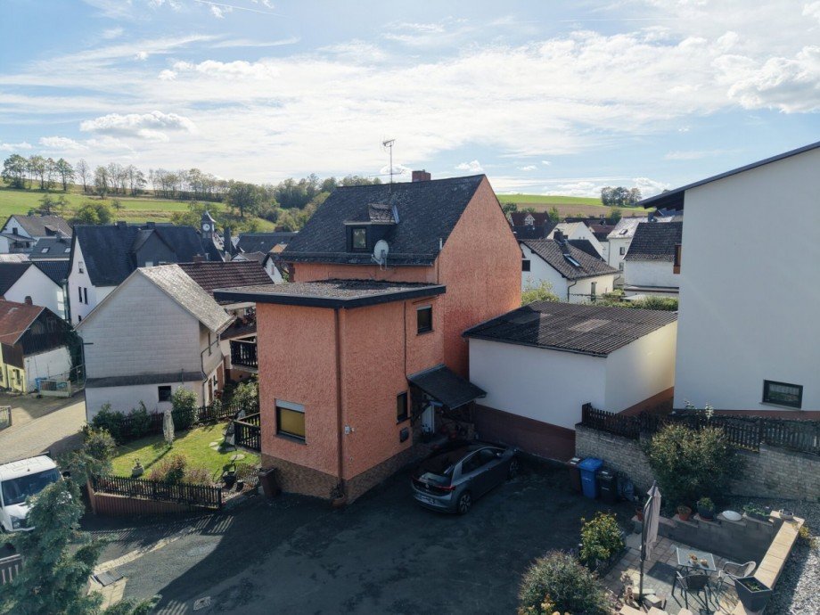 R�ckansicht Einfamilienhaus Weilm�nster / Rohnstadt