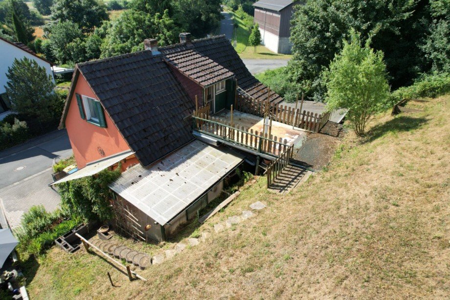 R�ckansicht Einfamilienhaus Solms