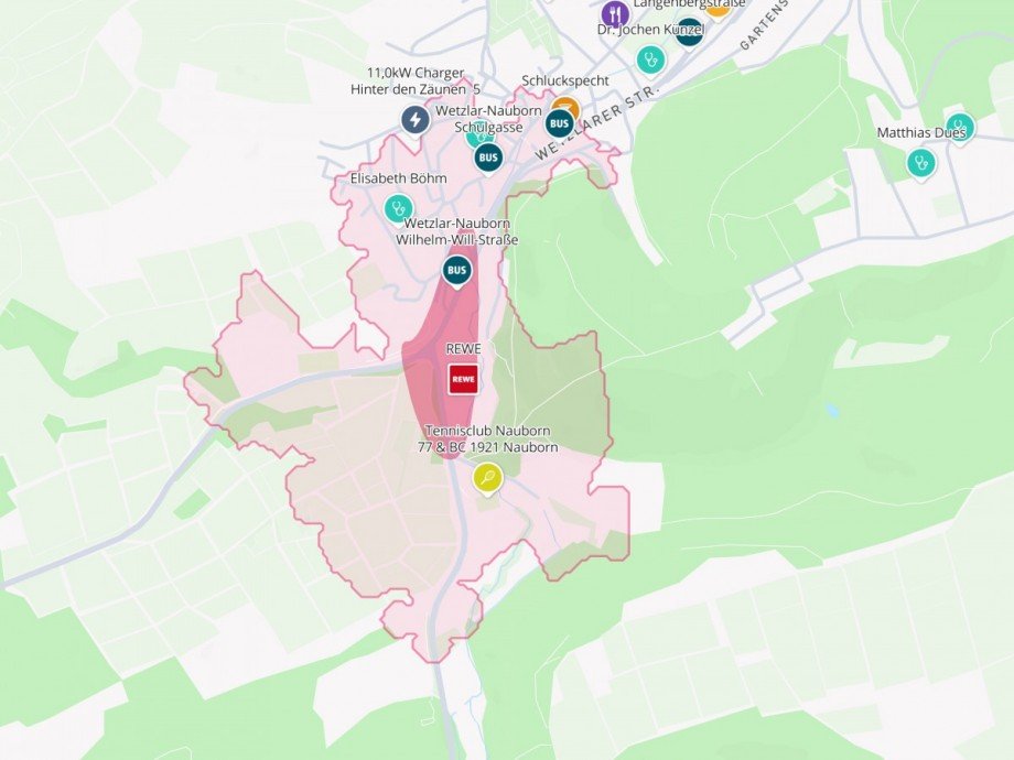 Lageplan Zweifamilienhaus Wetzlar / Nauborn