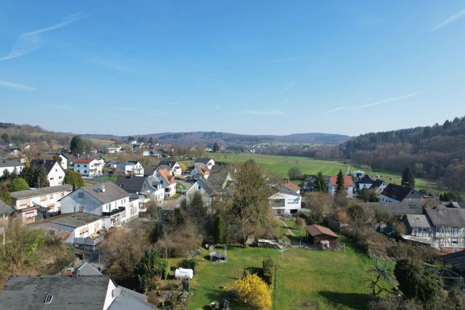 Blick �ber den Ort Einfamilienhaus Greifenstein / Allendorf