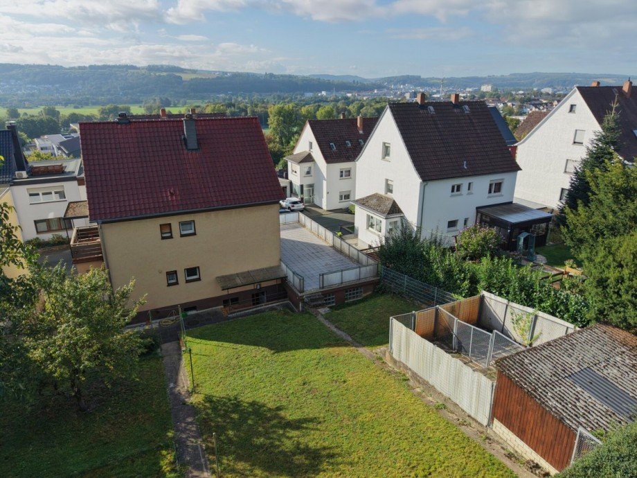 R�ckansicht Einfamilienhaus Wetzlar / Naunheim