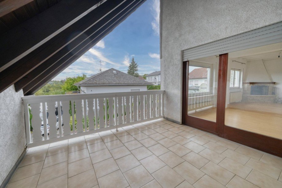 Balkon Dachgeschosswohnung Braunfels / Altenkirchen