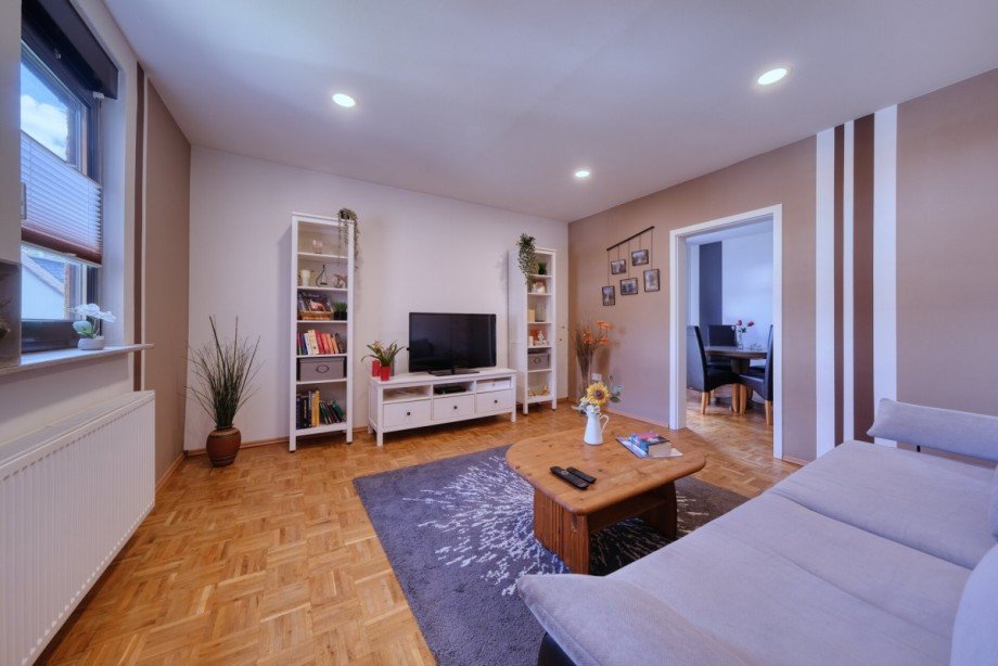 Wohnzimmer EG Einfamilienhaus Weilm�nster / Rohnstadt