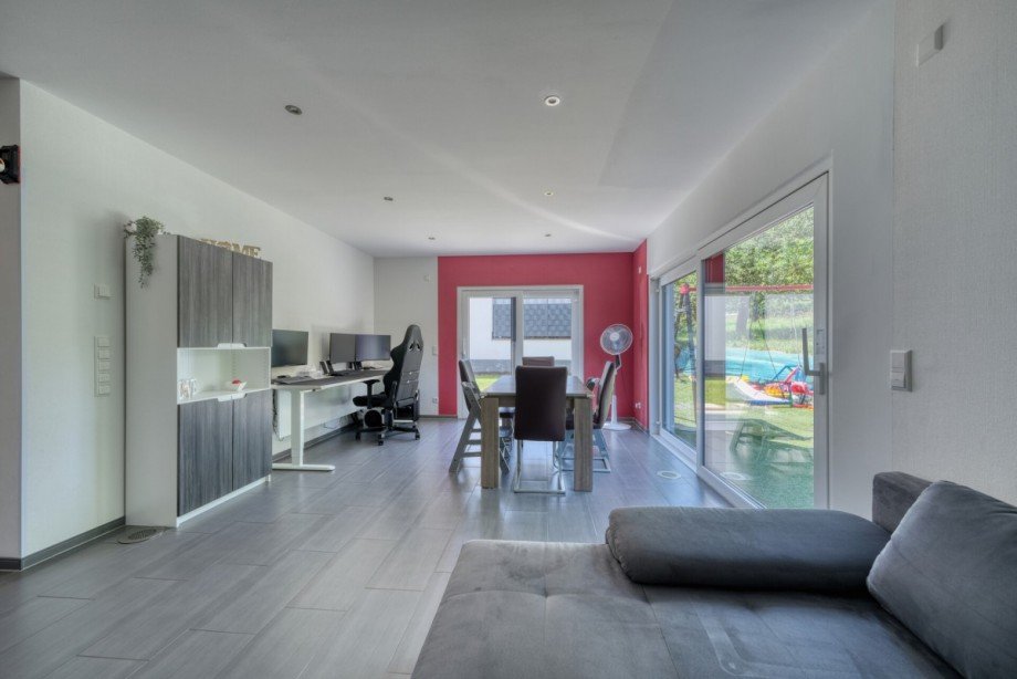 EG_Wohn-Esszimmer (3) Doppelhaush�lfte Wettenberg / Launsbach
