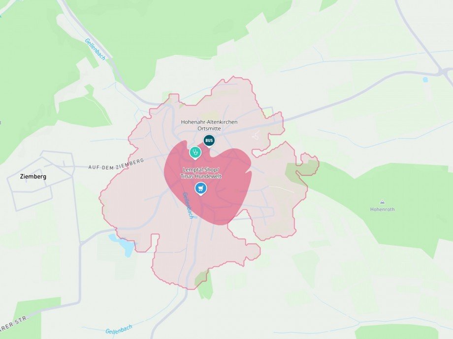 Lageplan Dachgeschosswohnung Hohenahr / Altenkirchen