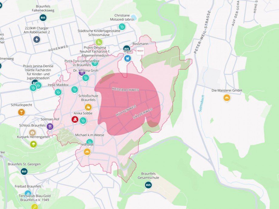 Lageplan Etagenwohnung Braunfels