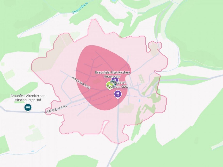 Lageplan Dachgeschosswohnung Braunfels / Altenkirchen