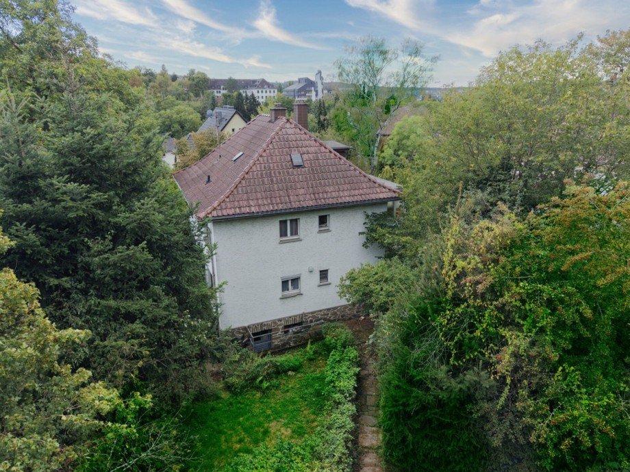 R�ckansicht Einfamilienhaus Wetzlar