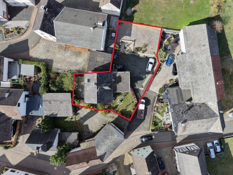 Vogelperspektive Einfamilienhaus Weilm�nster / Rohnstadt