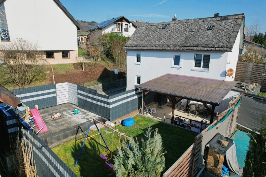 R�ckansicht Einfamilienhaus Greifenstein / Allendorf