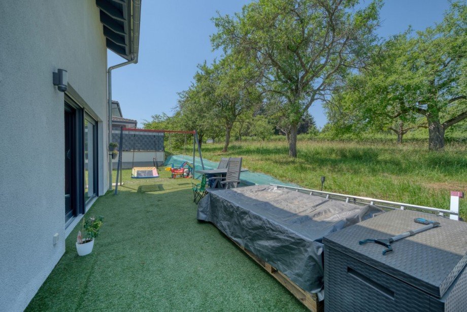Au�enbereich_Terrasse Doppelhaush�lfte Wettenberg / Launsbach