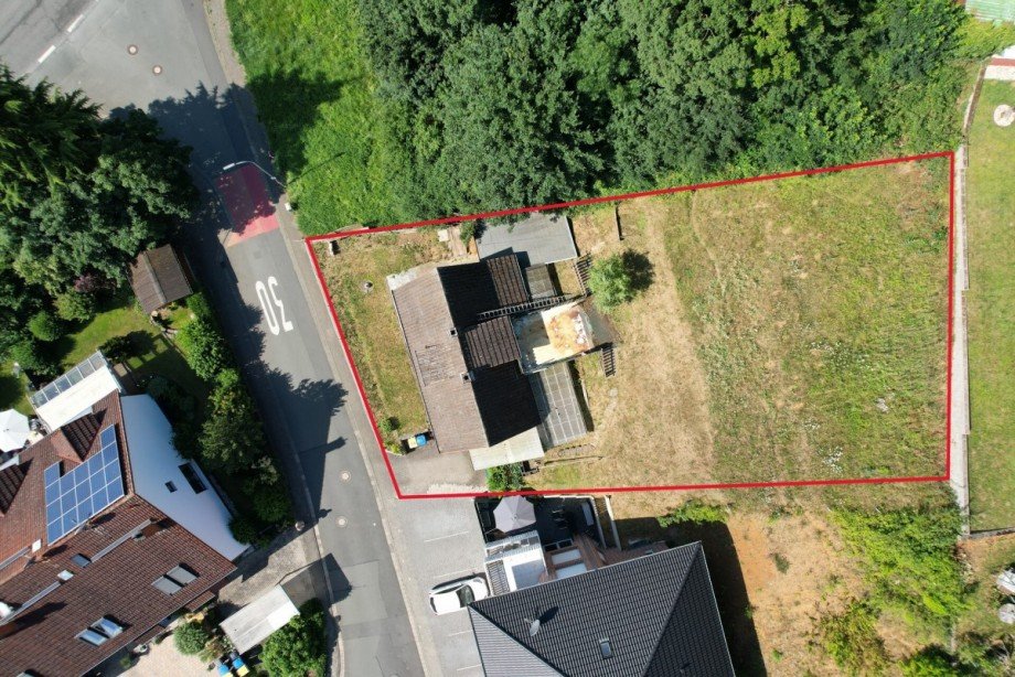 Draufsicht Einfamilienhaus Solms