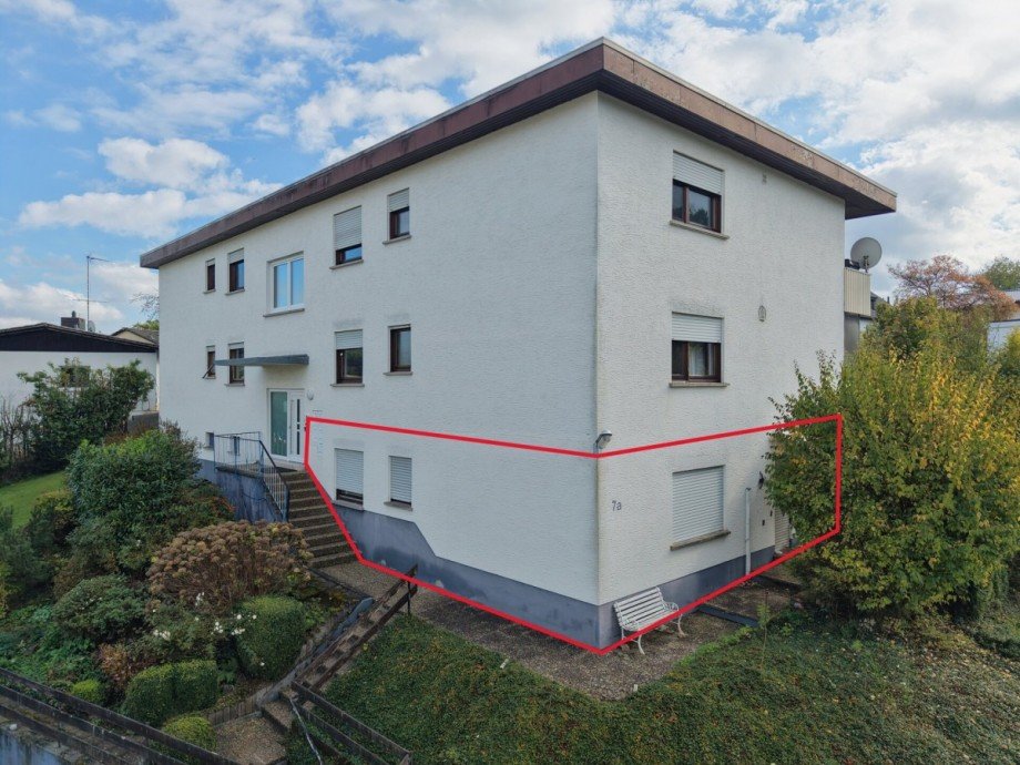 Au�enansicht_KG Wohnung Souterrainwohnung Solms / Niederbiel