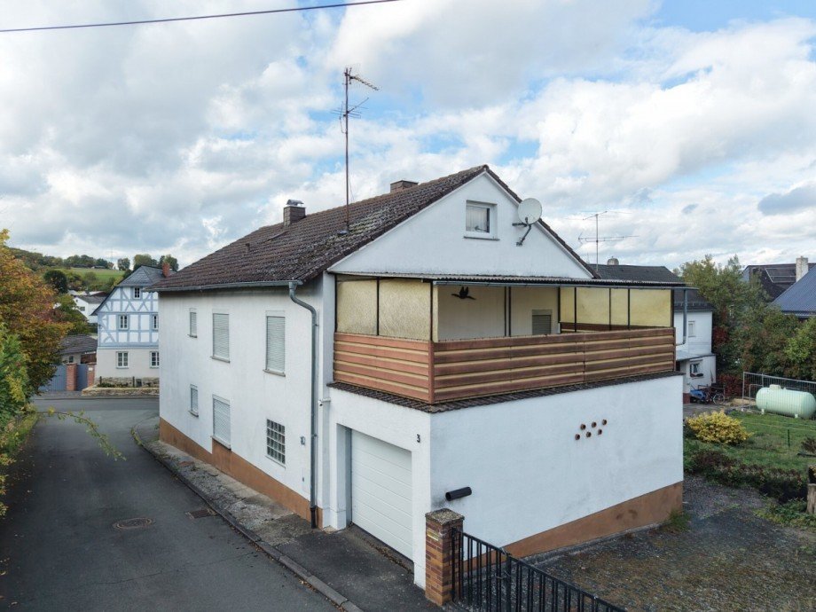 R�ckansicht Einfamilienhaus Ehringshausen / Daubhausen